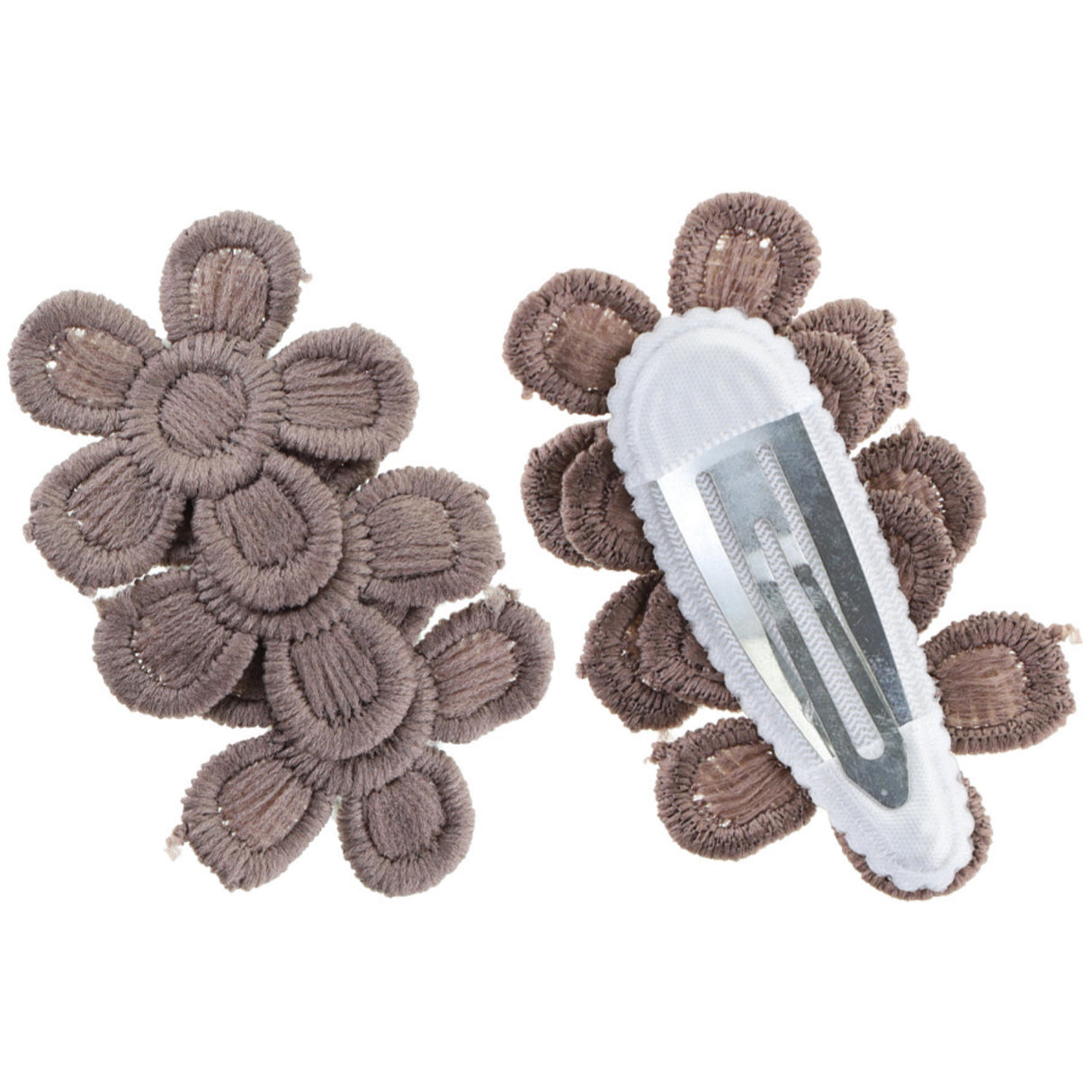 Bow's by Stær Brown Dahlia Hårklämma (2-pack)