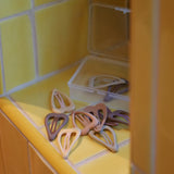 Bow's by Stær Brown Snap Hårklämma - Hjärta Mix (10-pack)