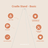 MEMBANTU Sage Green Cradle Stand Basic