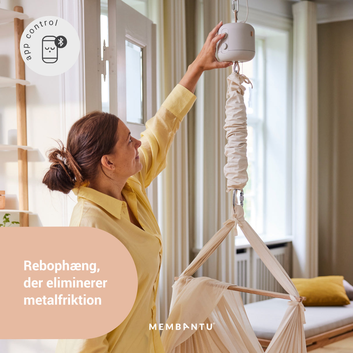 MEMBANTU Beige Cradle Bouncer Leelo02