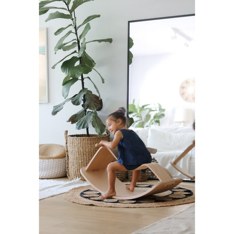Curve Lab Natural Rocking Horse