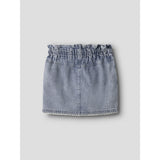 Lil'Atelier Medium Blue Denim Nmffunda Loose Dnm Kjol 5552-Fd Lil
