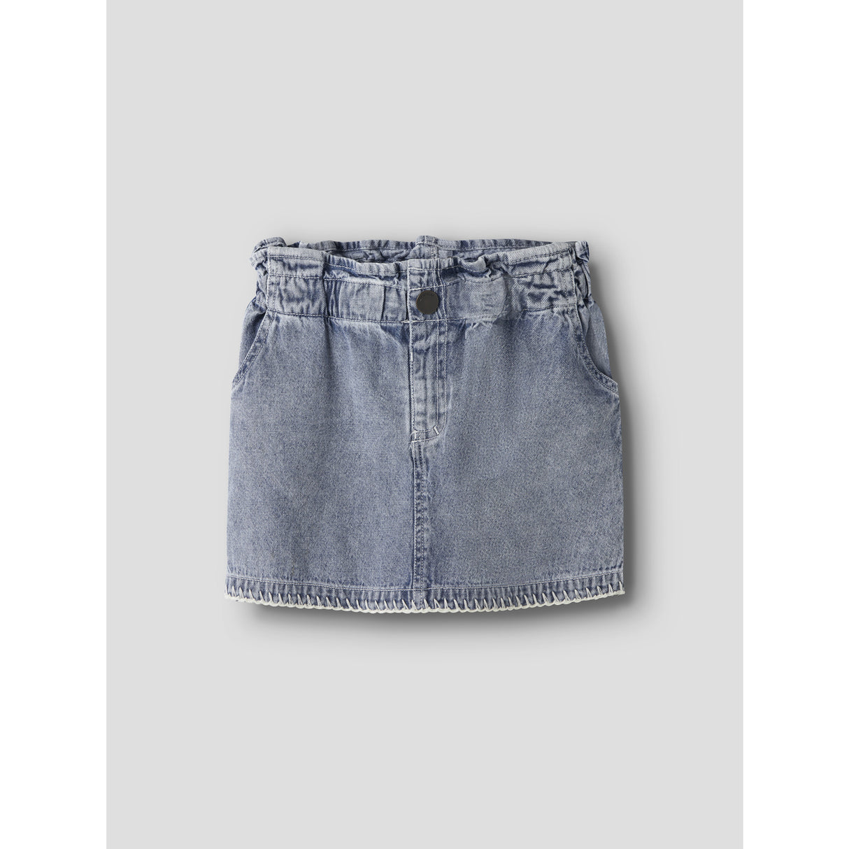Lil'Atelier Medium Blue Denim Nmffunda Loose Dnm Kjol 5552-Fd Lil