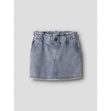 Lil'Atelier Medium Blue Denim Nmffunda Loose Dnm Kjol 5552-Fd Lil