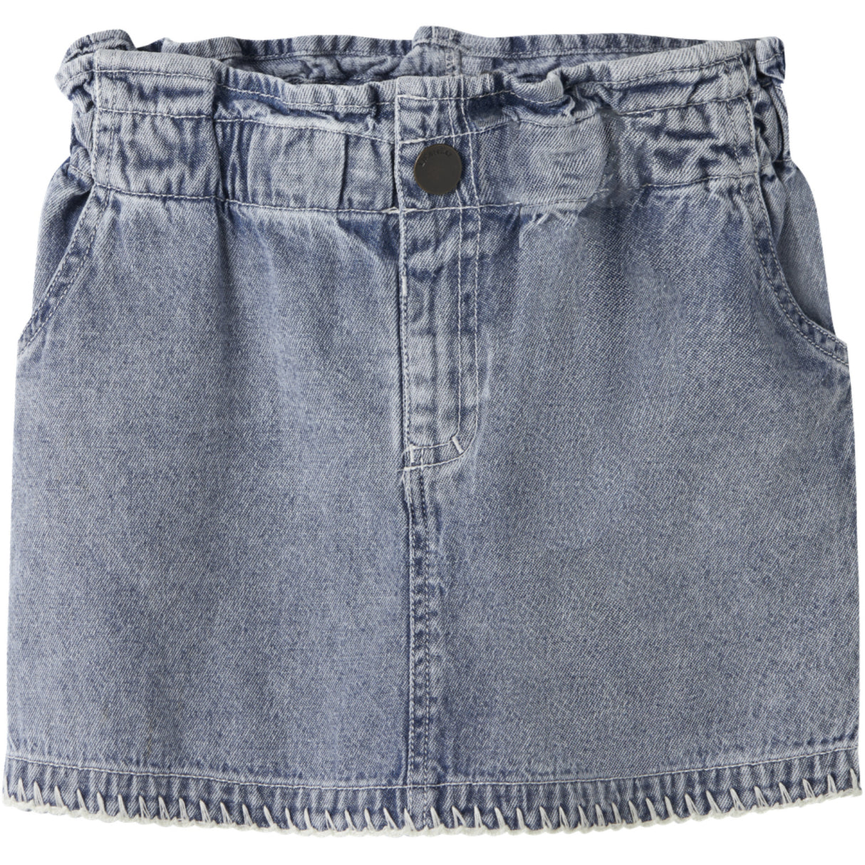 Lil'Atelier Medium Blue Denim Nmffunda Loose Dnm Kjol 5552-Fd Lil