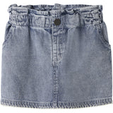 Lil'Atelier Medium Blue Denim Nmffunda Loose Dnm Kjol 5552-Fd Lil