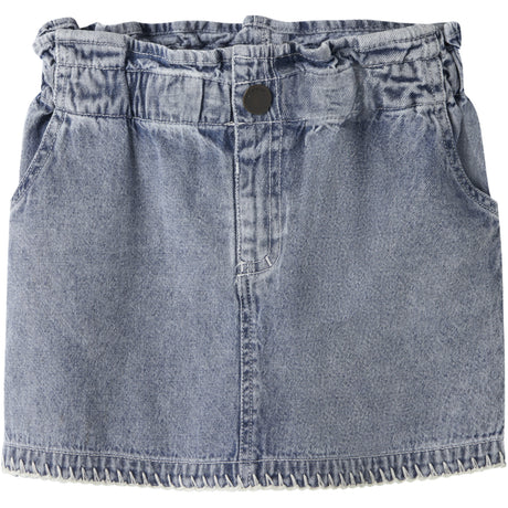 Lil'Atelier Medium Blue Denim Nmffunda Loose Dnm Kjol 5552-Fd Lil