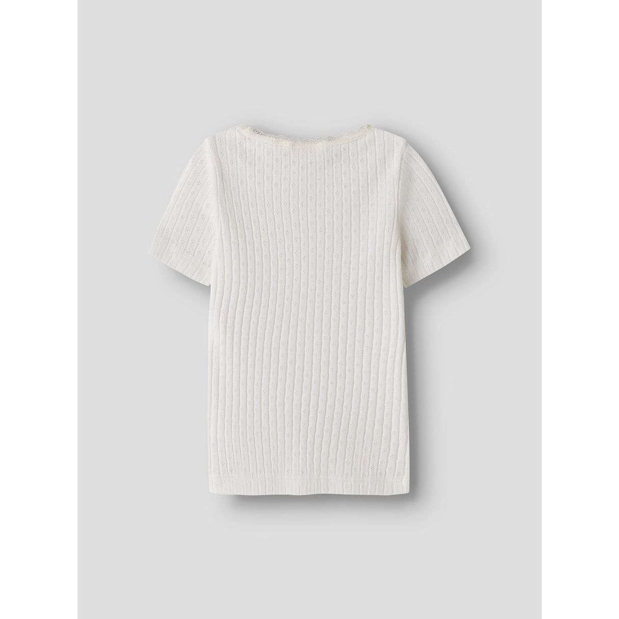 Lil'Atelier Coconut Milk Nmfhaldis Ss Slim Topp Lil