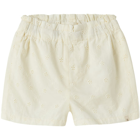 Lil'Atelier Coconut Milk Nmfhosa Loose Shorts Lil