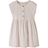 Lil'Atelier Coconut Milk Rose Tan Nmfhedda Sl Klänning Lil