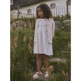 Lil'Atelier Coconut Milk Rose Tan Nmfhedda Sl Klänning Lil