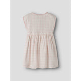 Lil'Atelier Coconut Milk Rose Tan Nmfhedda Sl Klänning Lil