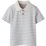 Lil'Atelier Coconut Milk Dusty Blue Nmmhaldur Ss Loose Pikétröja Lil