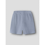 Lil'Atelier Dusty Blue Nmmharun Loose Sweat Shorts Lil