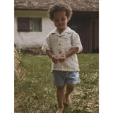 Lil'Atelier Coconut Milk Dusty Blue Nmmhagi Ss Loose Skjorta Lil