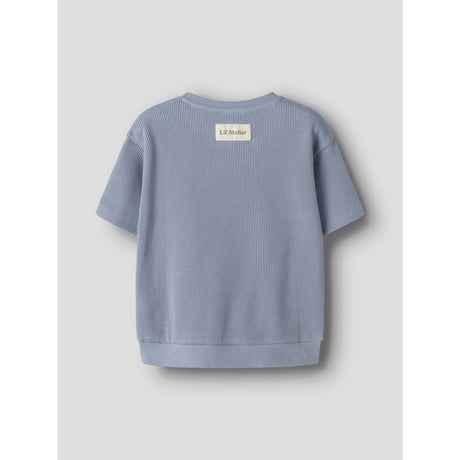 Lil'Atelier Dusty Blue Nmmharun Ss Loose Sweat Lil