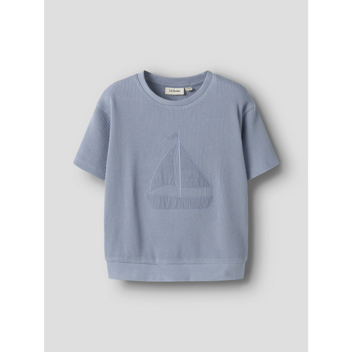 Lil'Atelier Dusty Blue Nmmharun Ss Loose Sweat Lil