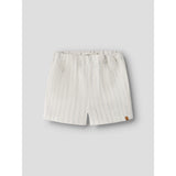 Lil'Atelier Coconut Milk Dusty Blue Nmmhagi Loose Shorts Lil