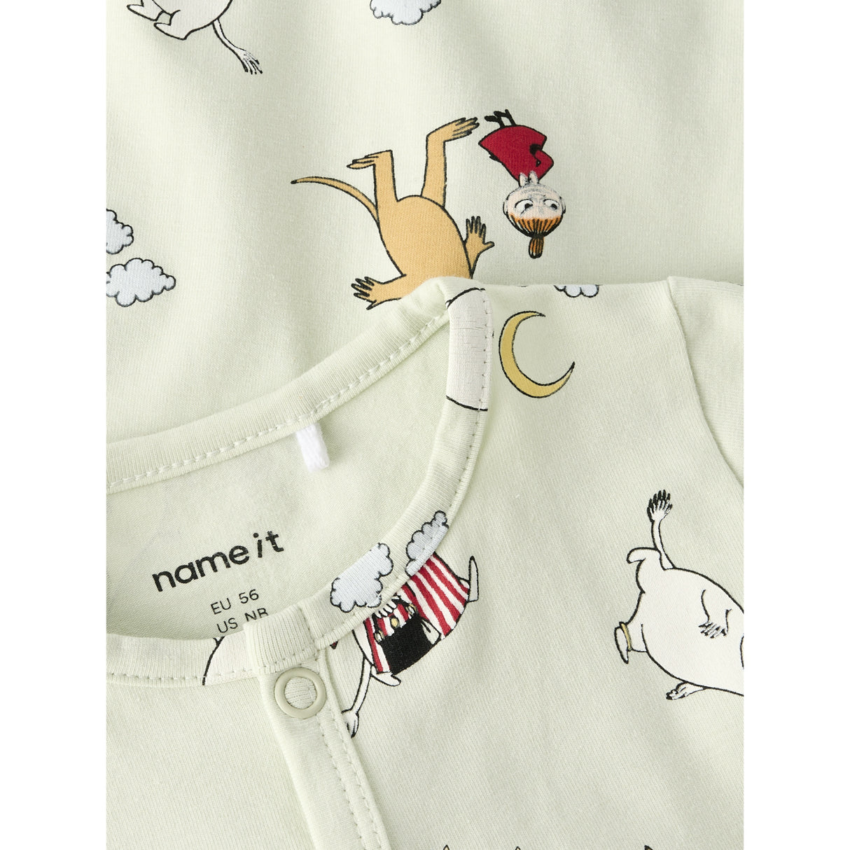 Name It Pale Aqua Nbnselper Moomin Ls Nattdräkt Vde