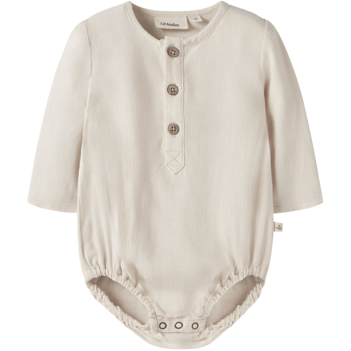 Lil'Atelier Coconut Milk Nbmfreddie Ls Loose Body Skjorta Lil