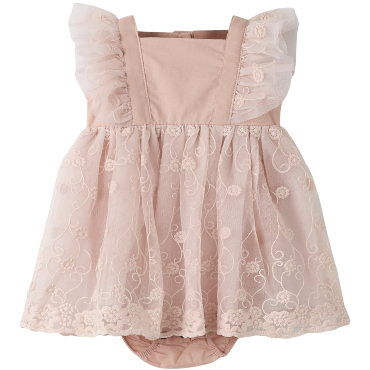 Lil'Atelier Peach Whip Nbffeya Sl Tyll Body Klänning Lil