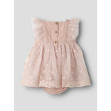 Lil'Atelier Peach Whip Nbffeya Sl Tyll Body Klänning Lil