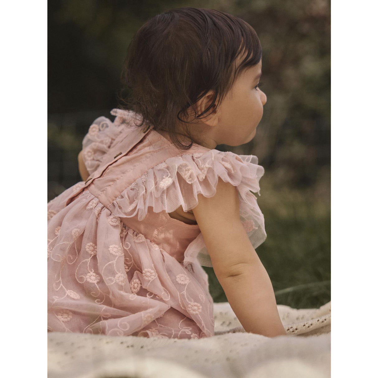 Lil'Atelier Peach Whip Nbffeya Sl Tyll Body Klänning Lil