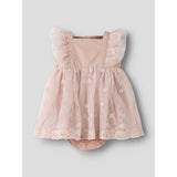 Lil'Atelier Peach Whip Nbffeya Sl Tyll Body Klänning Lil