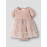 Lil'Atelier Peach Whip Nbffanella Ss Body Tyll Klänning Lil