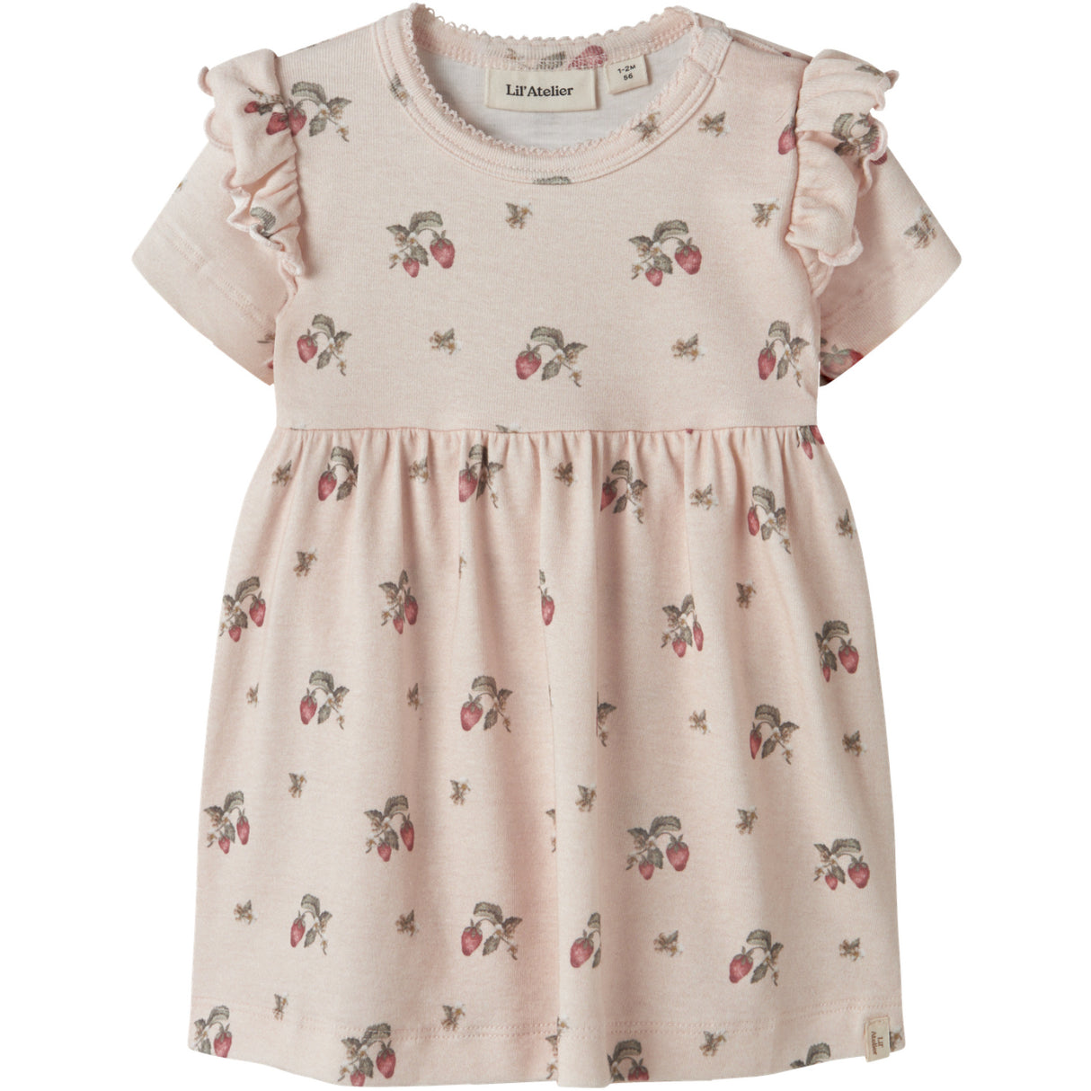 Lil'Atelier Morganite Strawberry Nbfgayo Sin Ss Body Klänning Lil