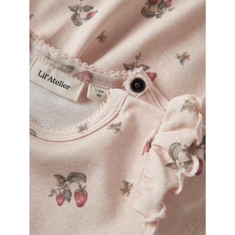 Lil'Atelier Morganite Strawberry Nbfgayo Sin Ss Body Klänning Lil