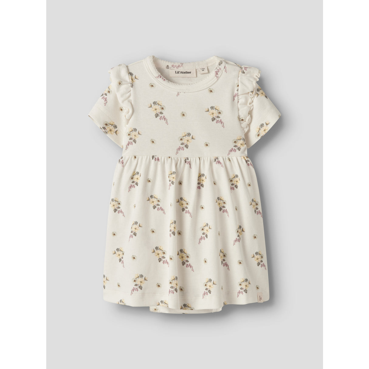 Lil'Atelier Coconut Milk Flower Nbfgayo Sin Ss Body Klänning Lil