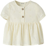 Lil'Atelier Coconut Milk Nbfhosa Ss Loose Skjorta Lil