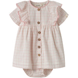 Lil'Atelier Coconut Milk Nbfhedda Ss Loose Body Klänning Lil