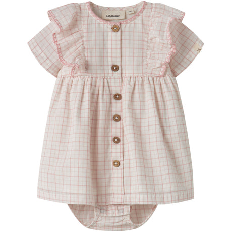 Lil'Atelier Coconut Milk Nbfhedda Ss Loose Body Klänning Lil