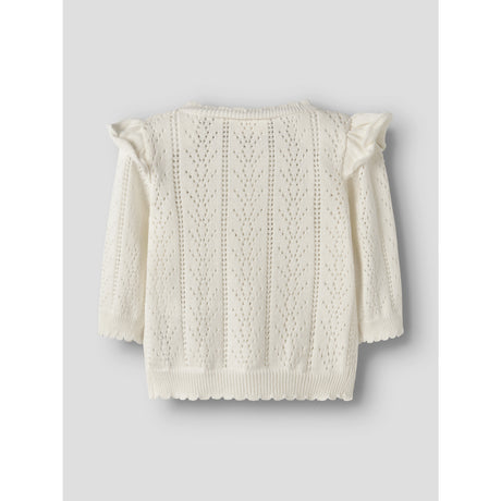 Lil'Atelier Coconut Milk Nbfjela Ls Stickad Card Lil