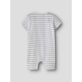 Lil'Atelier Coconut Milk Dusty Blue Nbmhaldur Ss Loose Kort Dräkt Lil