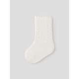 Lil'Atelier Coconut Milk Nbfherda Knee Strumpor Lil