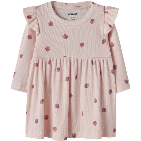 Name It Cradle Pink Nbffoapple Ls Klänning