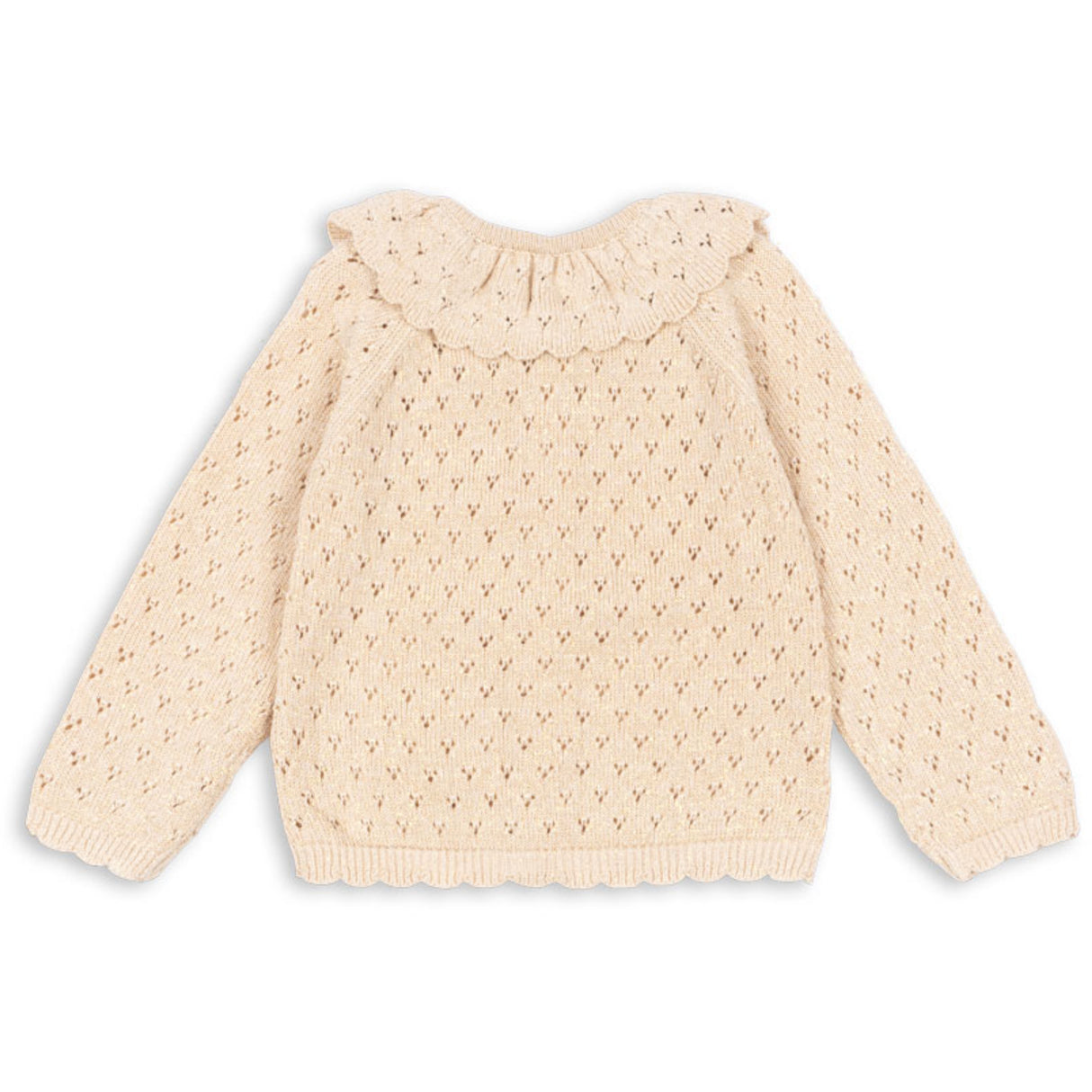 Konges Sløjd Buttercream Holiday Stickad Cardigan