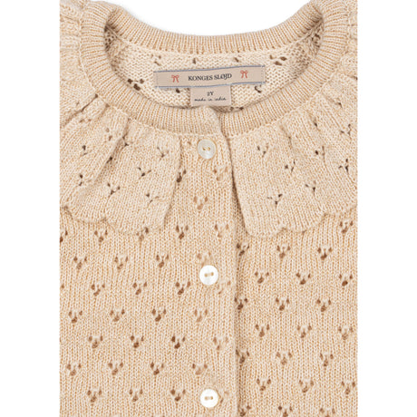 Konges Sløjd Buttercream Holiday Stickad Cardigan