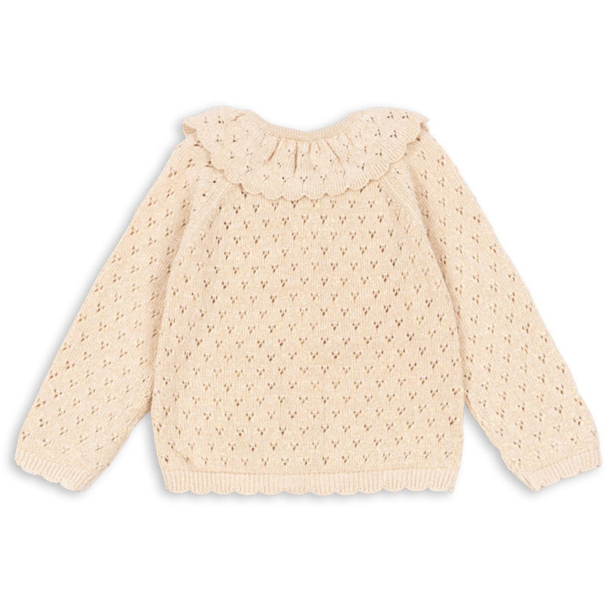 Konges Sløjd Buttercream Holiday Stickad Cardigan