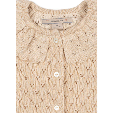 Konges Sløjd Buttercream Holiday Stickad Cardigan