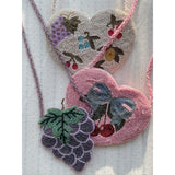 Konges Sløjd Amarena Beaded Heart Väska