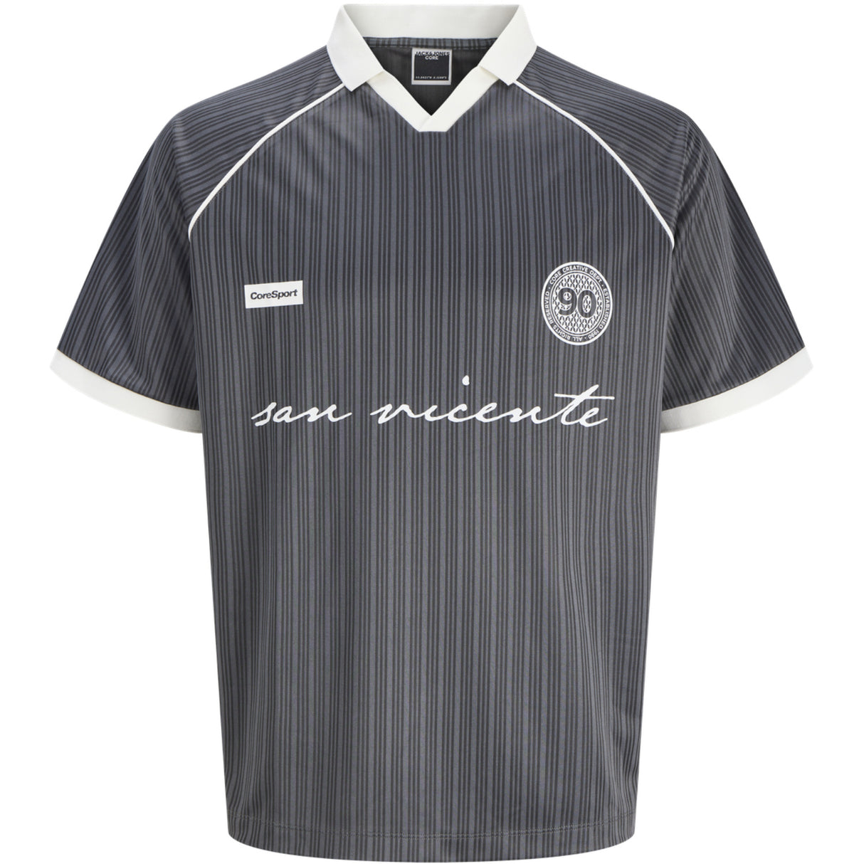 Jack & Jones Junior Asphalt Jcoeterna Football Pikétröja Ss Sa26 Sn Jnr