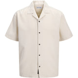 Jack & Jones Junior Moonbeam Jjglobal Waffle Resort Skjorta Ss Mp Jnr