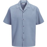Jack & Jones Junior Blue Mirage Jjglobal Waffle Resort Skjorta Ss Mp Jnr