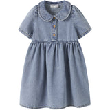 Name It Medium Blue Denim Nmfpoppy Dnm Klänning 5011-Ov H