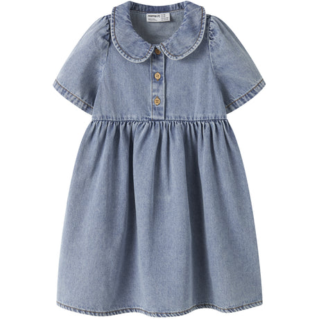 Name It Medium Blue Denim Nmfpoppy Dnm Klänning 5011-Ov H