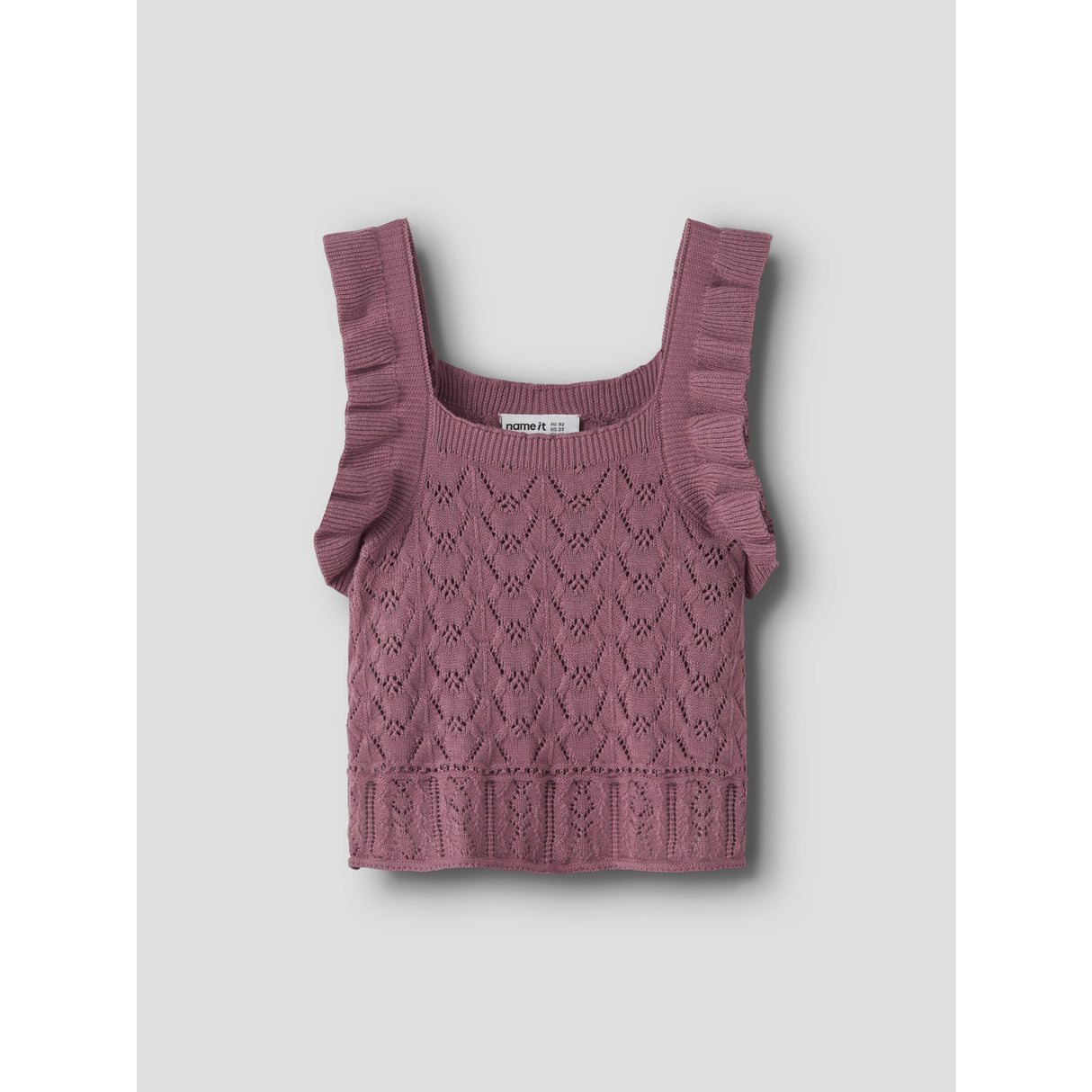 Name It Mesa Rose Nmfholga Sl Stickad Topp